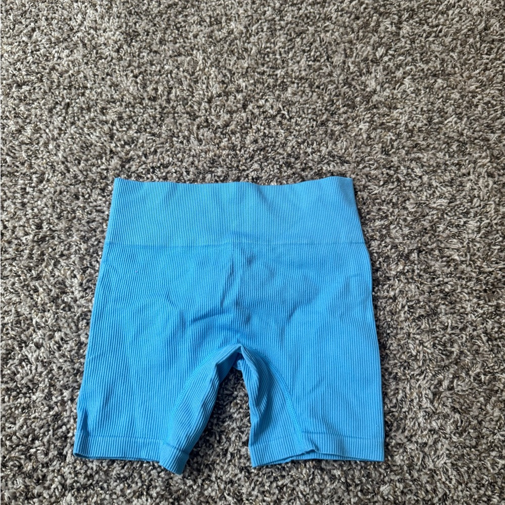 Wild Fable Ribbed Blue Athletic Shorts